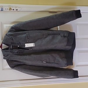 NWT Members Only fleece lined hooded jacket size S